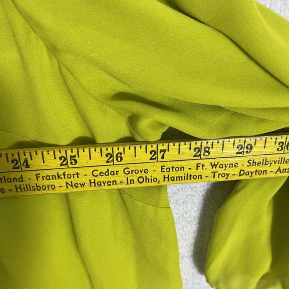 Catherines V-Neck Ruffle Front Blouse Womens 2X - Picture 6 of 12